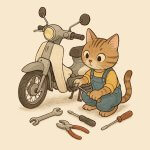 原付バイクを大幅メンテナンス